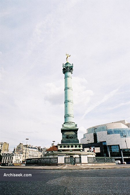 1840 - Place de la Bastille, Paris 