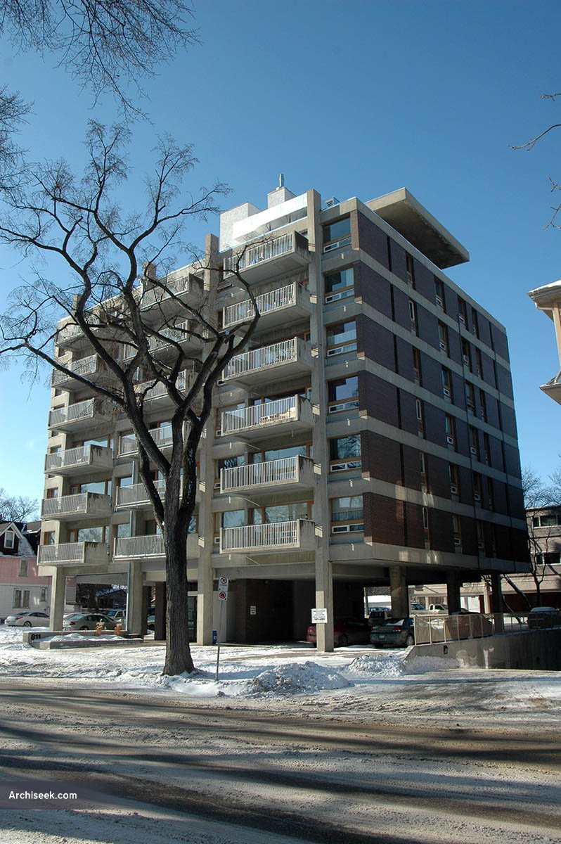 1961 Grosvenor House, Winnipeg Archiseek Irish Architecture