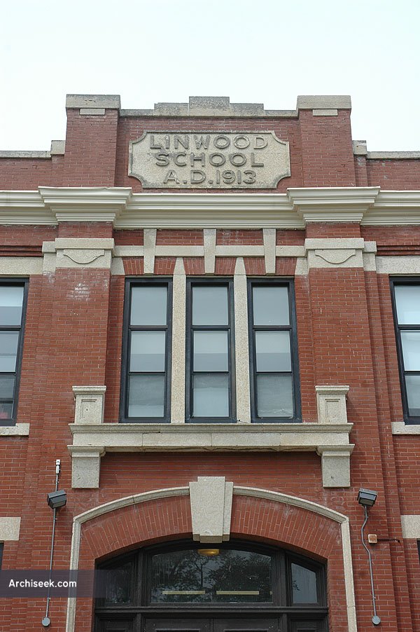 1913 Linwood School, St. James, Winnipeg Archiseek Irish Architecture