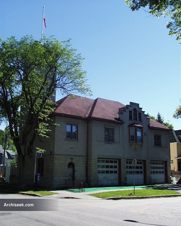 1911 Firehall No.14 , Lipton St., Winnipeg, Manitoba Archiseek Irish Architecture