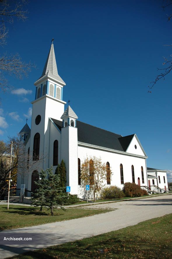 1896 Church, St. Adolphe, Manitoba Archiseek Irish Architecture