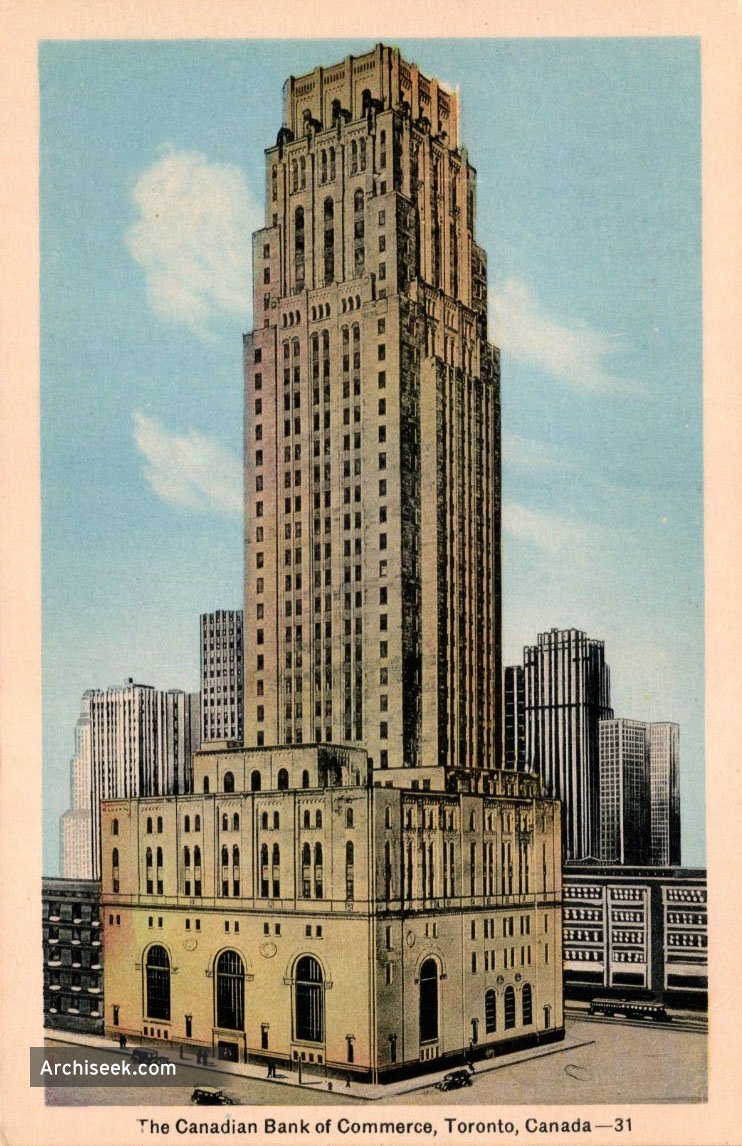 1931 - Canadian Bank of Commerce Tower, Toronto - Architecture of ...