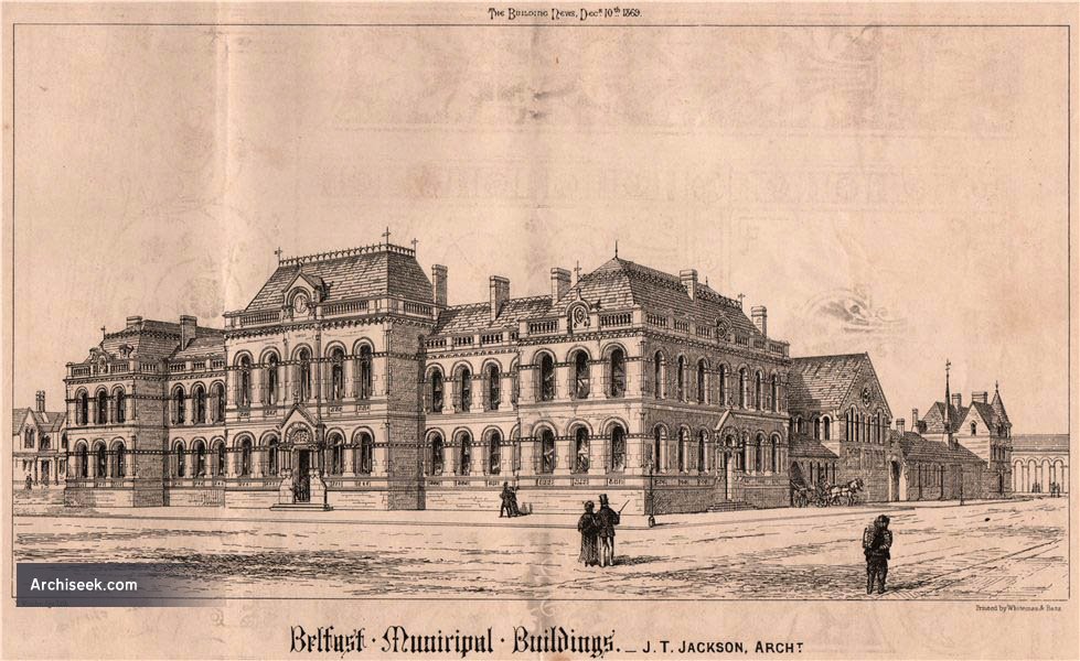 1870 Former Town Hall, Victoria Street, Belfast, Co. Antrim Architecture