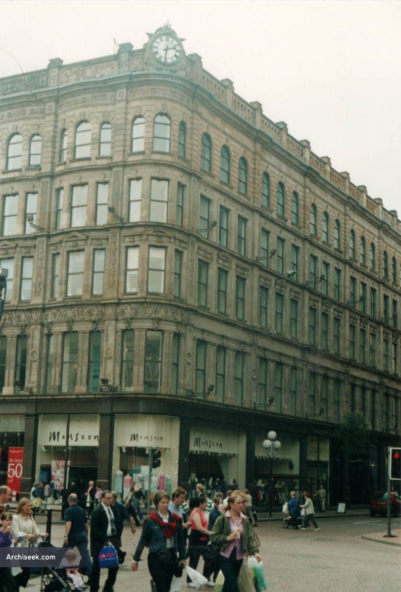 1899 McAuley House, Donegall Place, Belfast Archiseek Irish