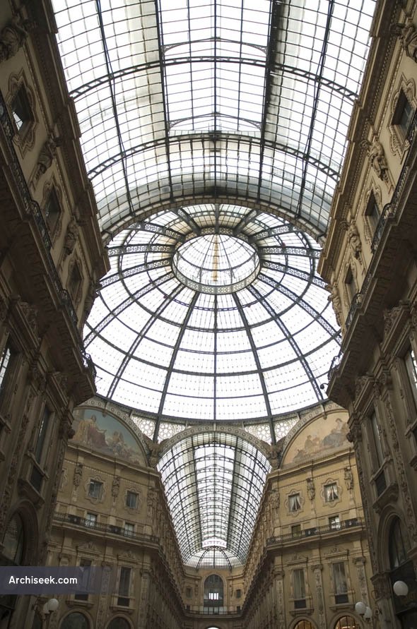 MILAN, ITALY - APRIL 12, 2014 Galleria Vittorio Emanuele S Louis Vuitton  Store In Milan The Galleria Was Designed And Built By Giuseppe Mengoni  Between 1865 And 1877 Stock Photo, Picture and Royalty Free Image. Image  29910566.