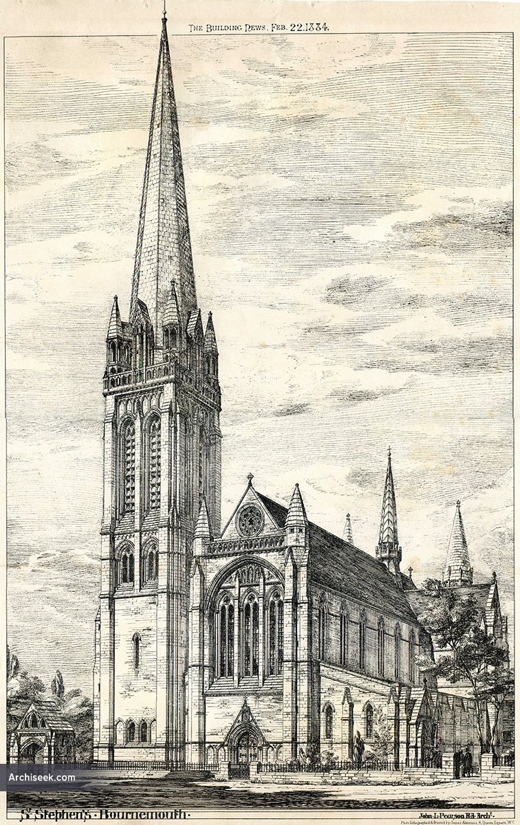 1883 Church of St. Stephen, Bournemouth, Dorset Archiseek Irish