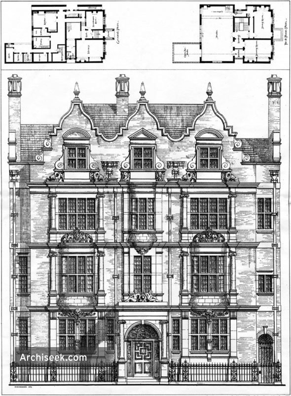 1885 No.70, Ennismore Gardens, South Kensington, London Archiseek