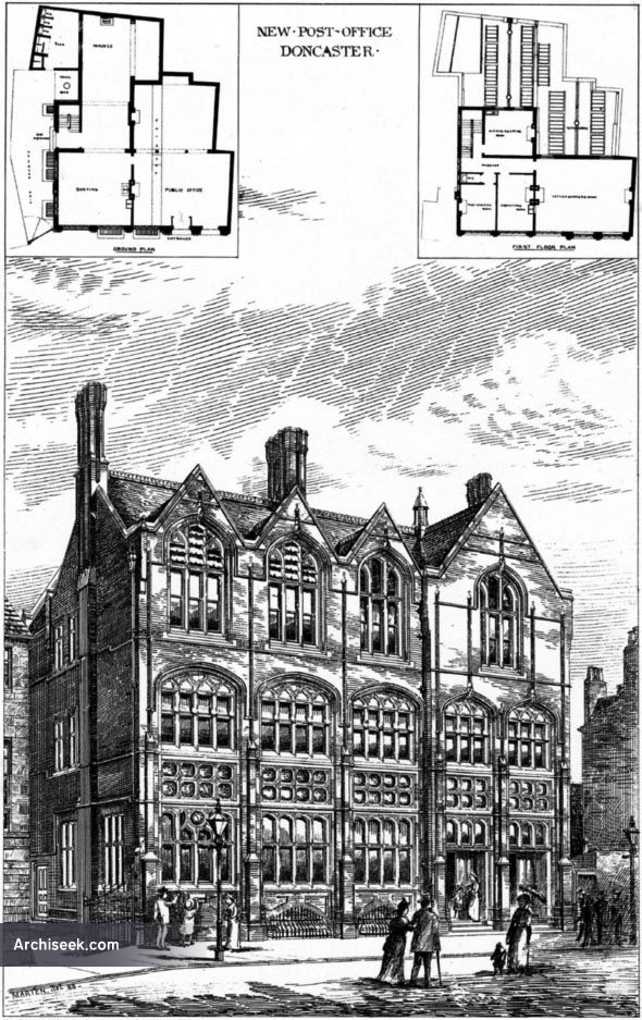 1888 New Post Office, Doncaster, Yorkshire Archiseek Irish