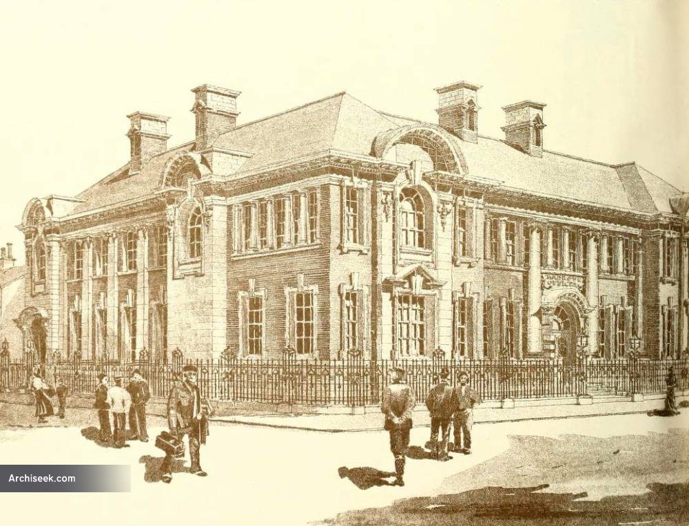 1901 Unbuilt Proposal for Harbour Offices, Swansea, Wales