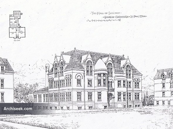 1897 - Hamline University Hall of Science, St. Paul, Minnesota