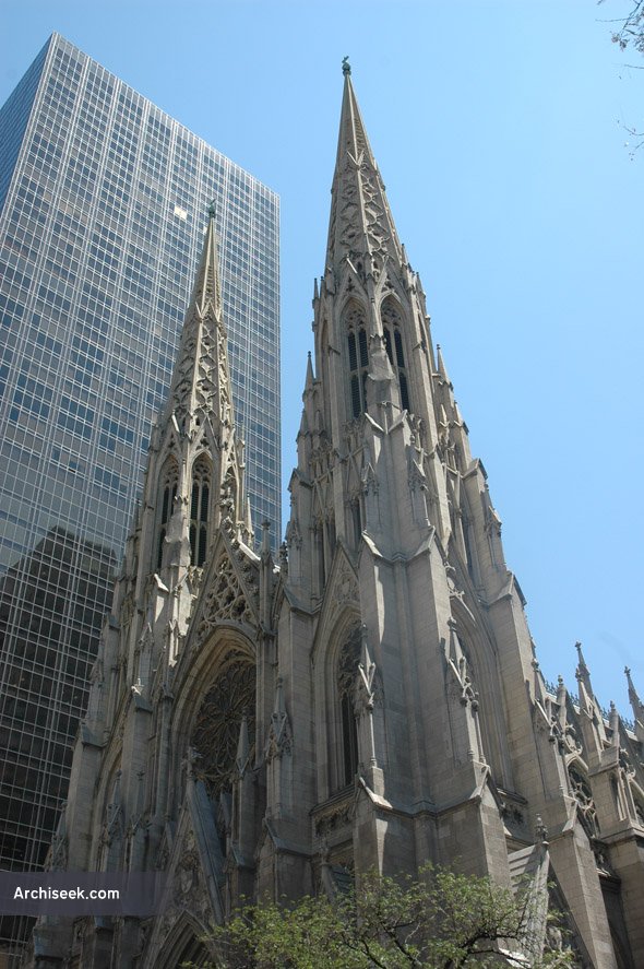 1878 St Patrick’s Cathedral, New York Archiseek Irish Architecture