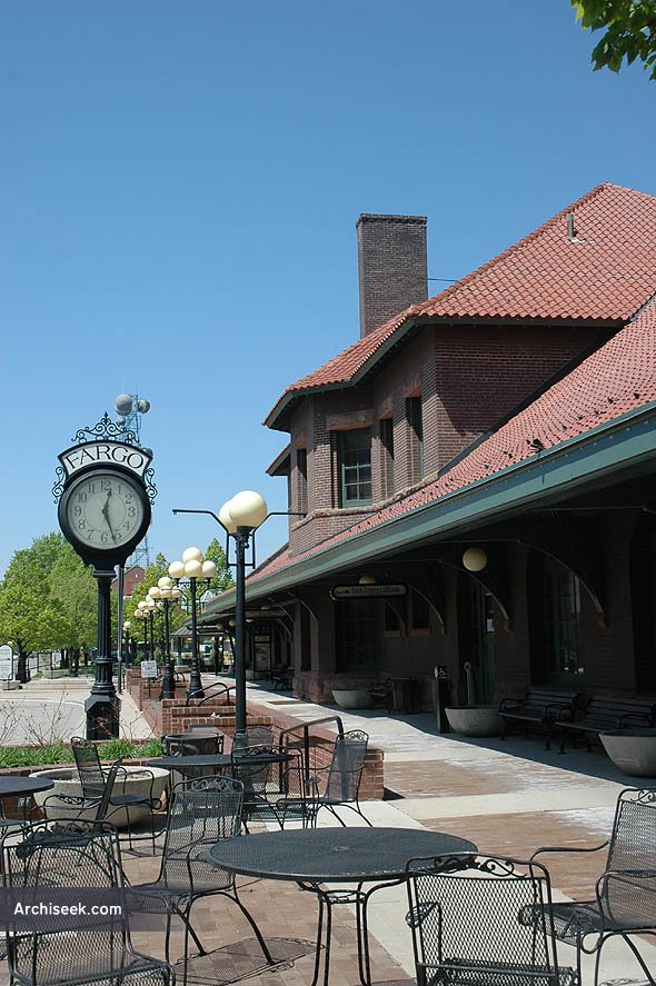 1900 Northern Pacific Railroad Depot, Fargo, North Dakota Archiseek