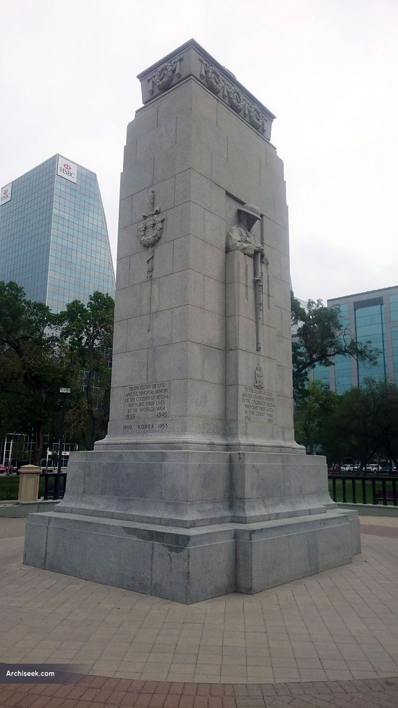 1926 Cenotaph, Regina, Saskatchewan Architecture